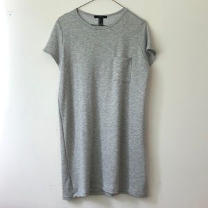 Gray T-shirt Dress